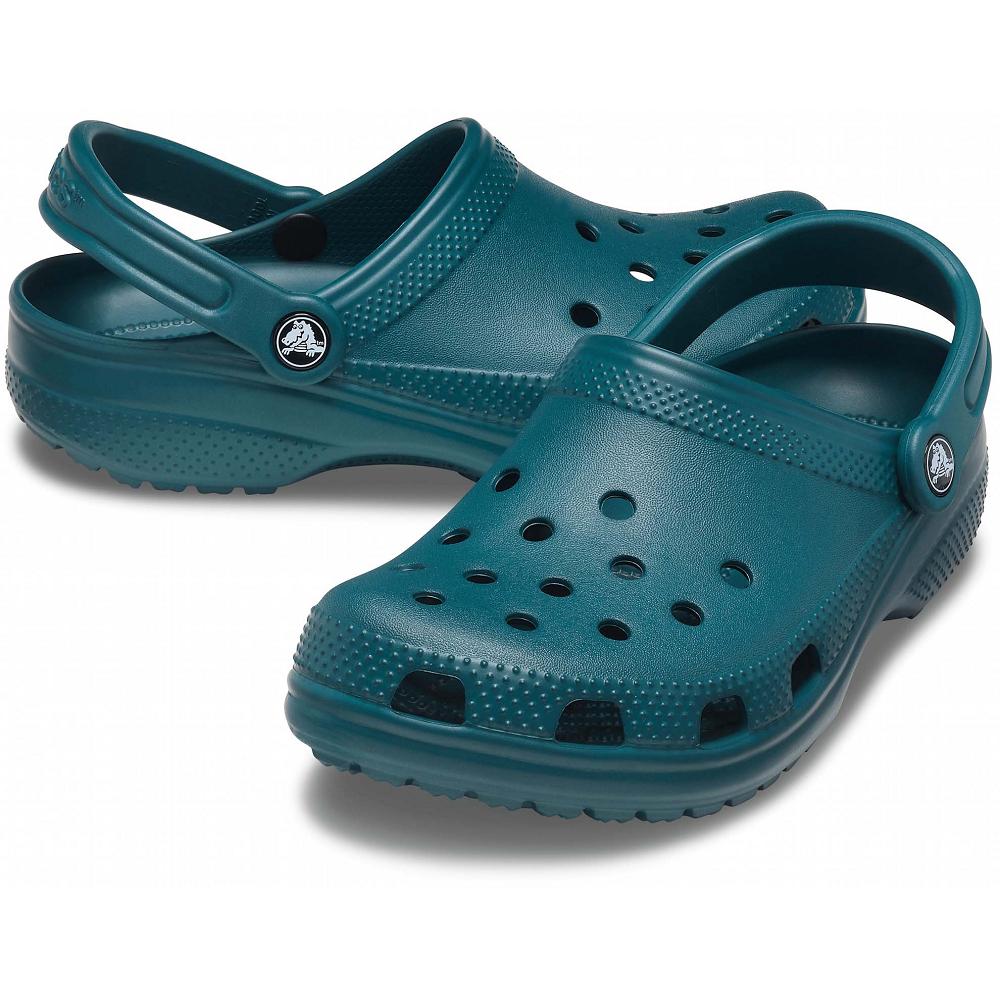 Crocs Classic Men Clogs Light Turquoise | RVGFYT901