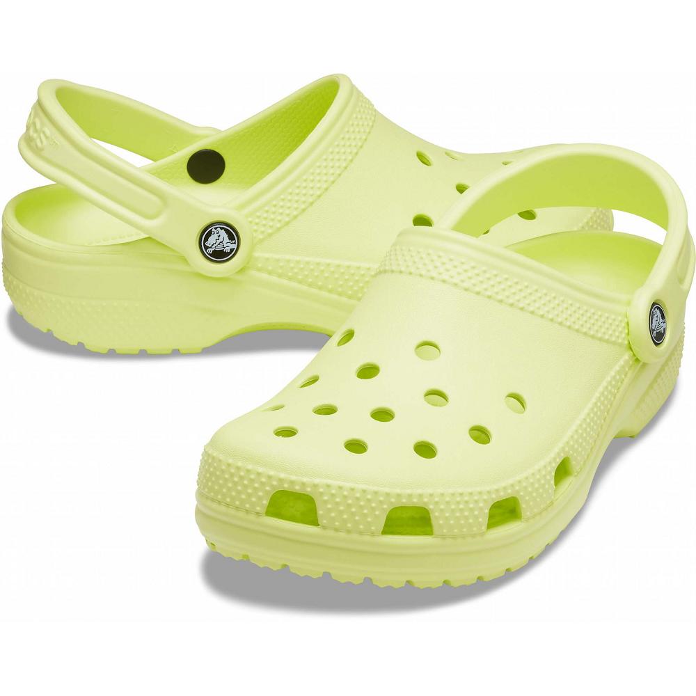 Crocs Classic Men Clogs Mint | VGAKMB506