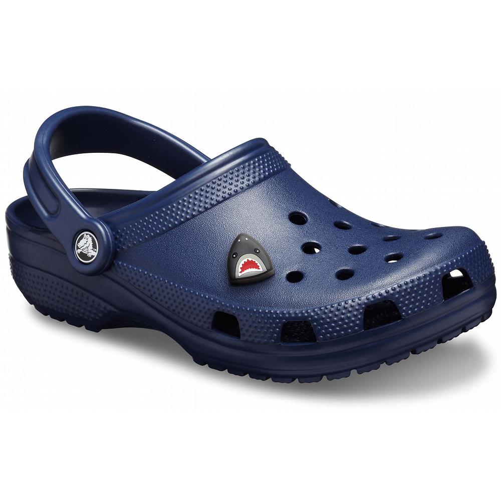 Crocs Classic Men Clogs Navy | XMEFOI675