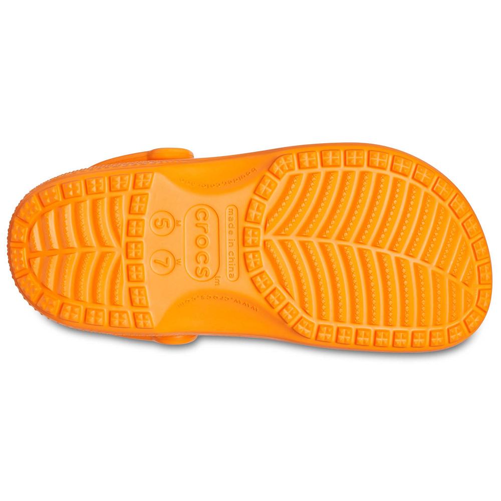 Crocs Classic Men Clogs Orange | XWTSLR531