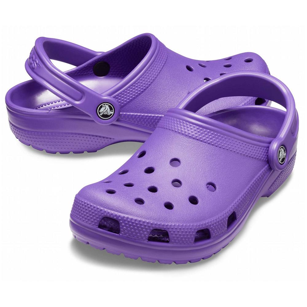 Crocs Classic Men Clogs Purple | ZMRQWA320
