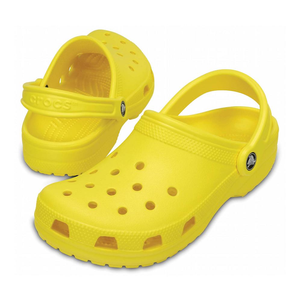 Crocs Classic Men Clogs Yellow | RLKYVX914