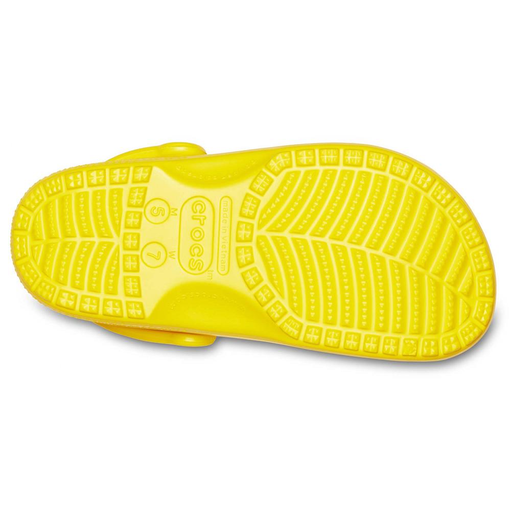 Crocs Classic Men Clogs Yellow | RLKYVX914