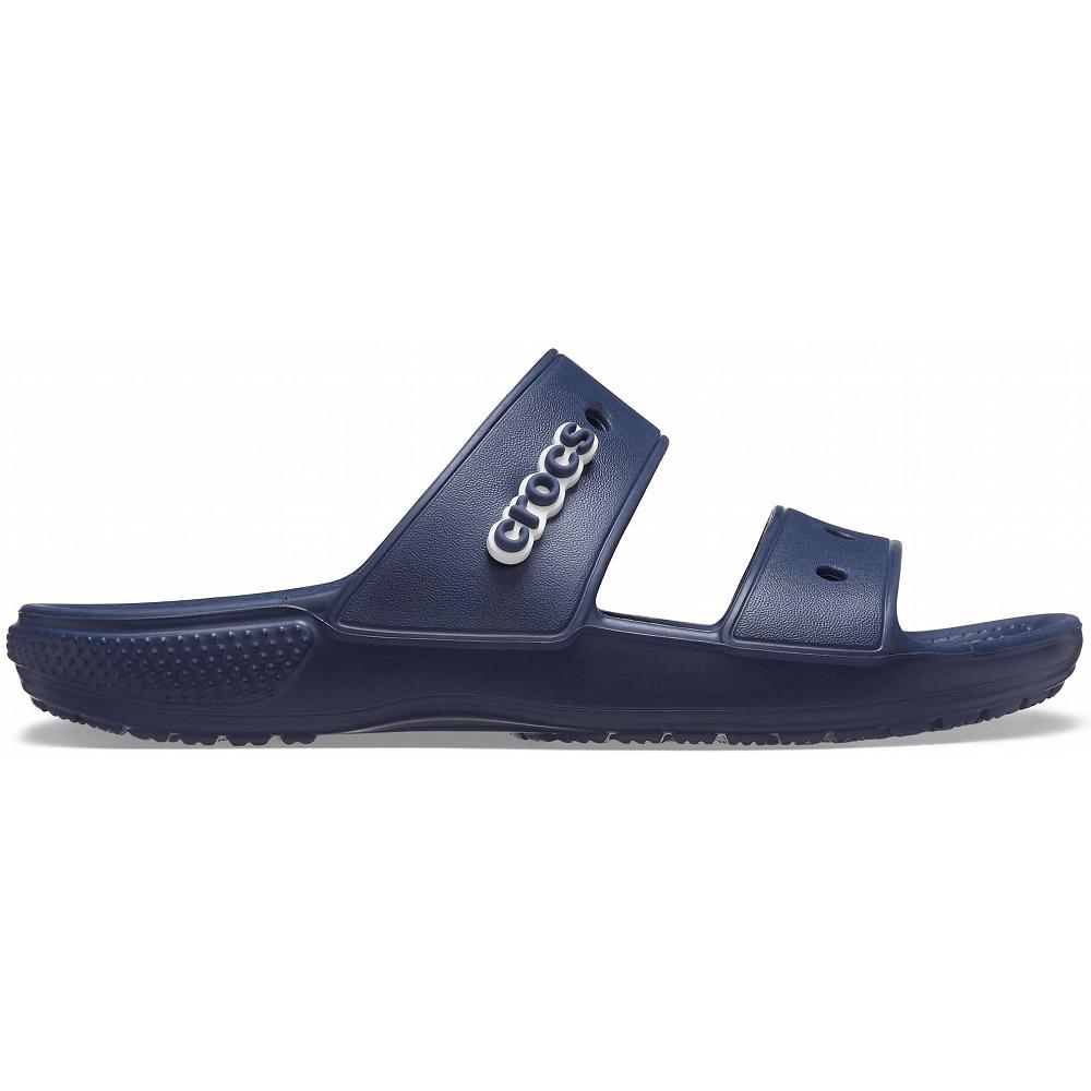 Crocs Classic Men Sandals Navy | TFKXLG706