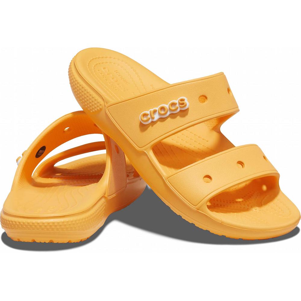 Crocs Classic Men Sandals Orange | QIARMF905