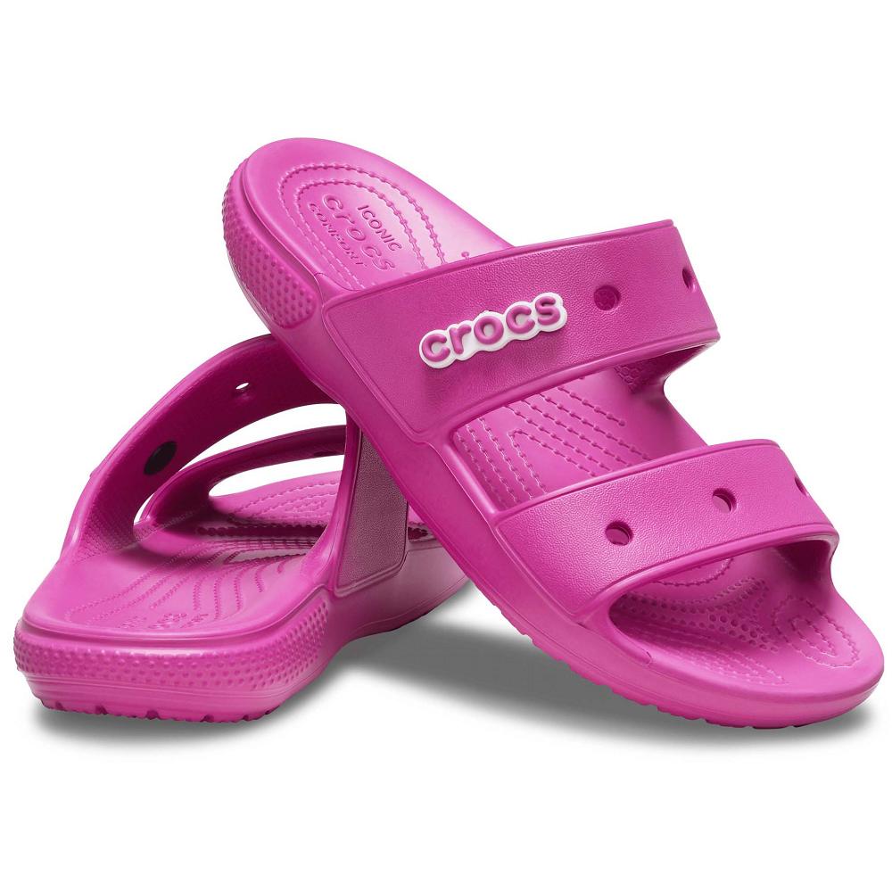 Crocs Classic Men Sandals Pink | YZUFCW905