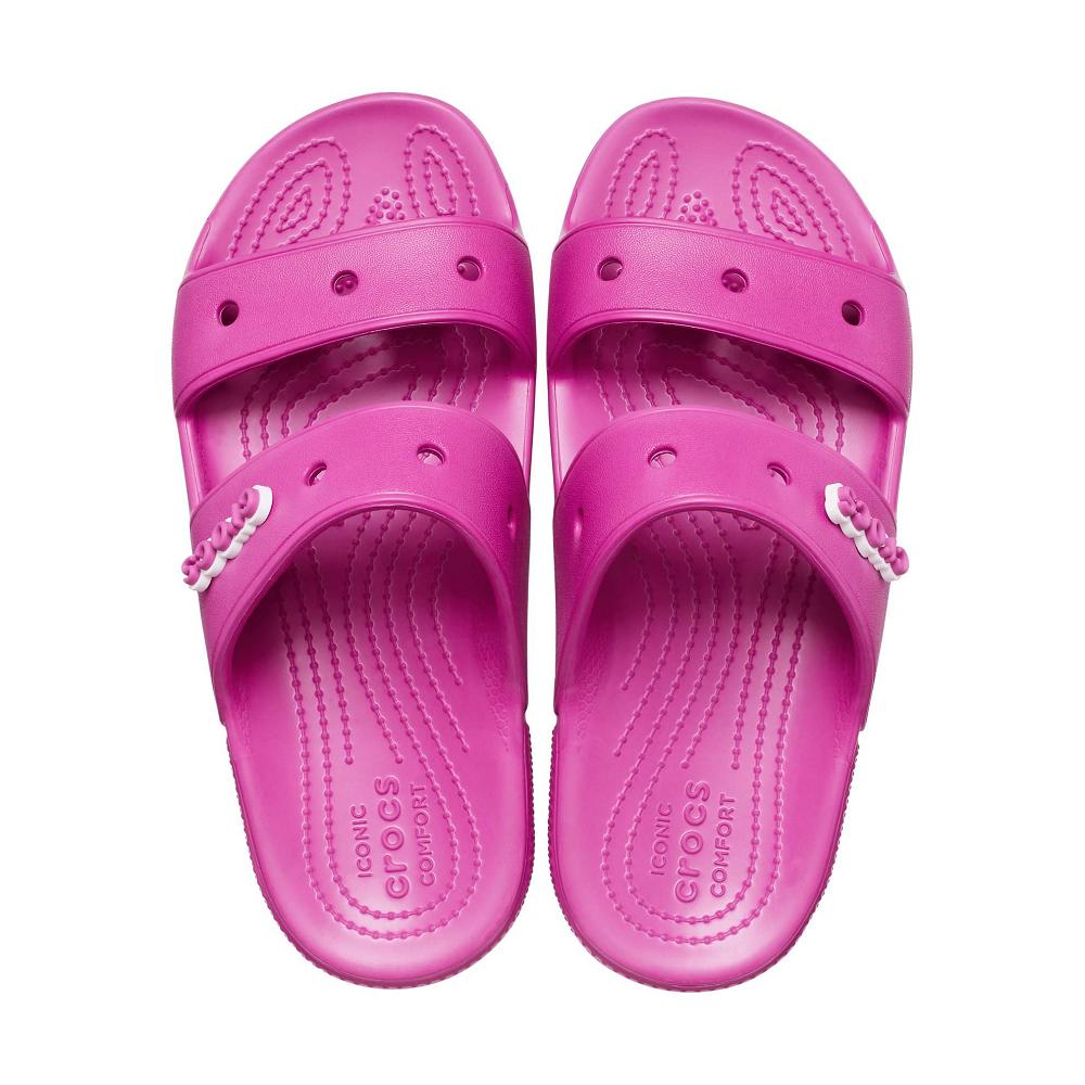 Crocs Classic Men Sandals Pink | YZUFCW905