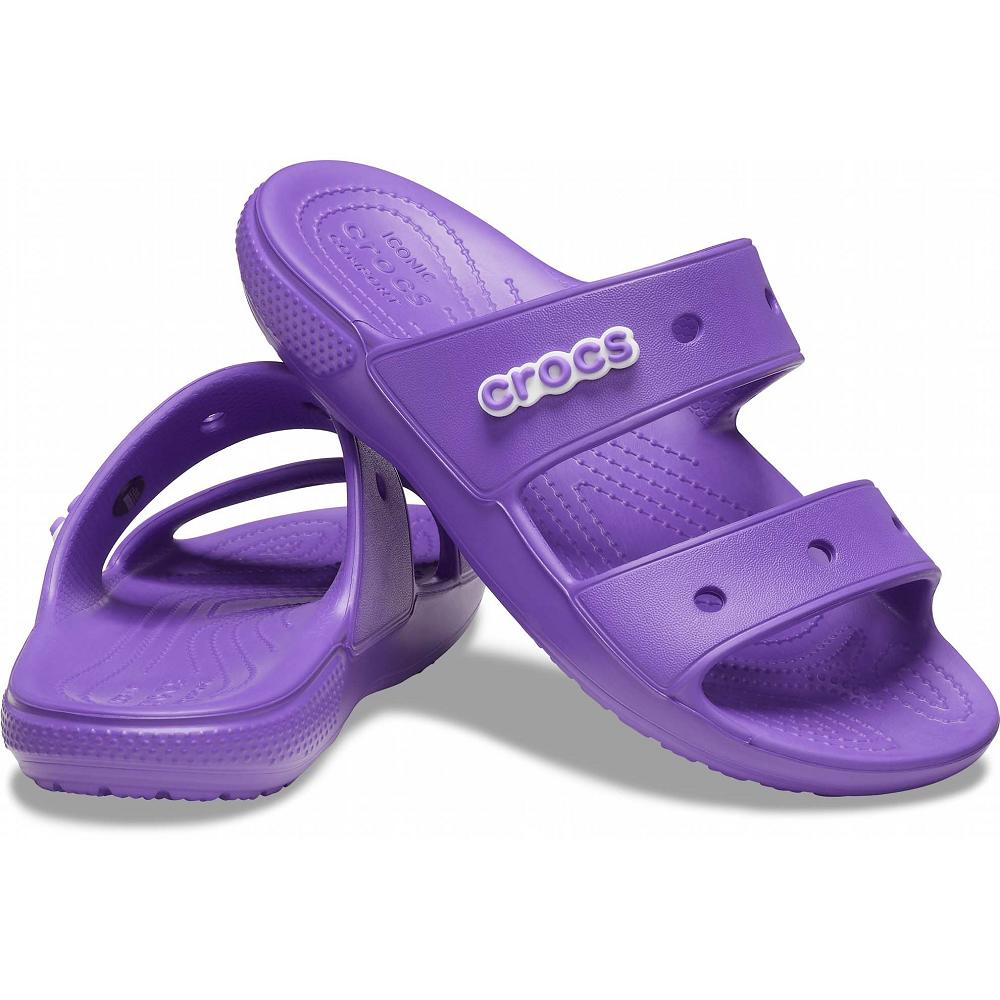 Crocs Classic Men Sandals Purple | IRXWUS296