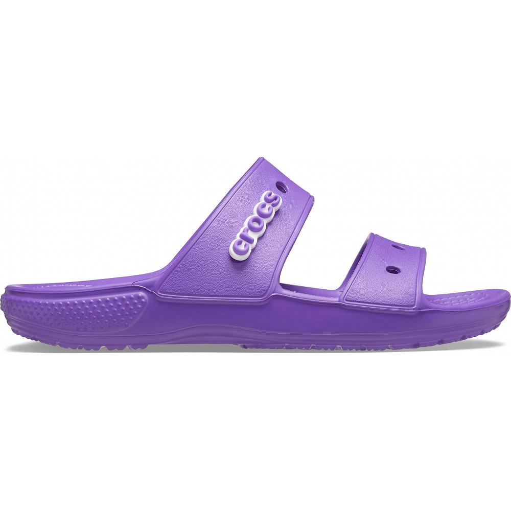 Crocs Classic Men Sandals Purple | IRXWUS296