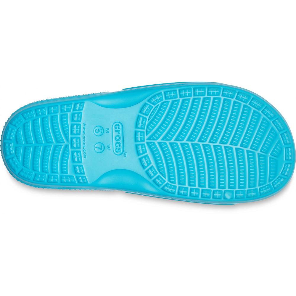 Crocs Classic Men Slides Blue | ENRHYM543
