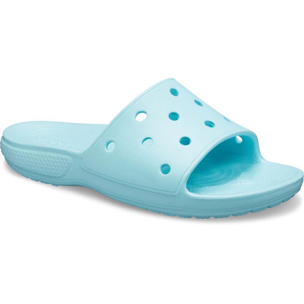 Crocs Classic Men Slides Mint | QRNCFA430