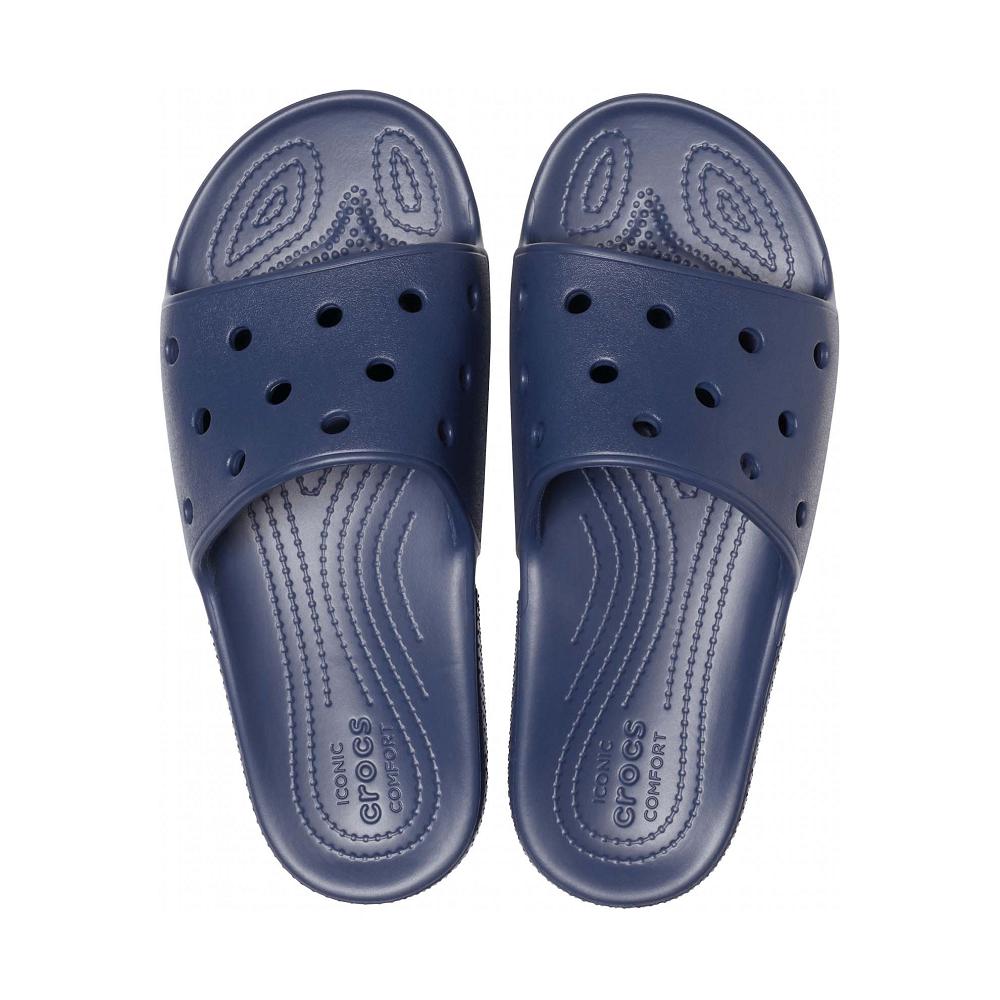 Crocs Classic Men Slides Navy | YCEJAK760