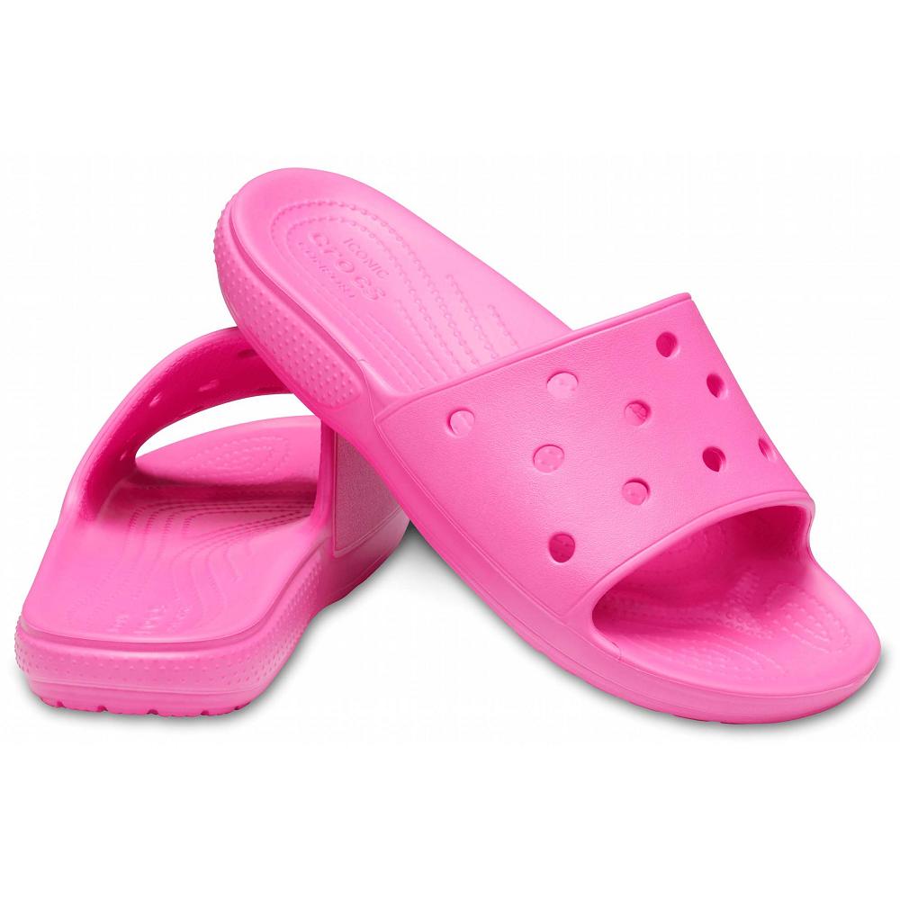 Crocs Classic Men Slides Pink | TEWZGR843