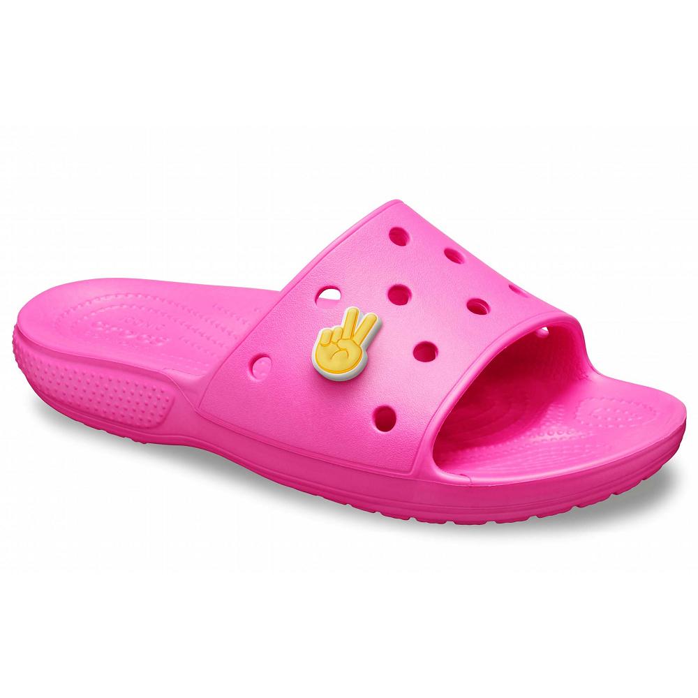 Crocs Classic Men Slides Pink | TEWZGR843