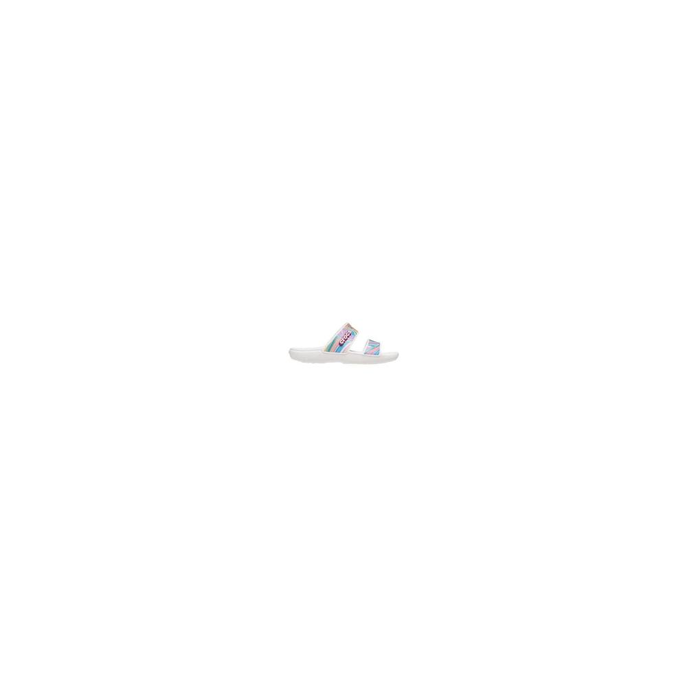 Crocs Classic Out of This World Men Sandals White | QEXDOU308