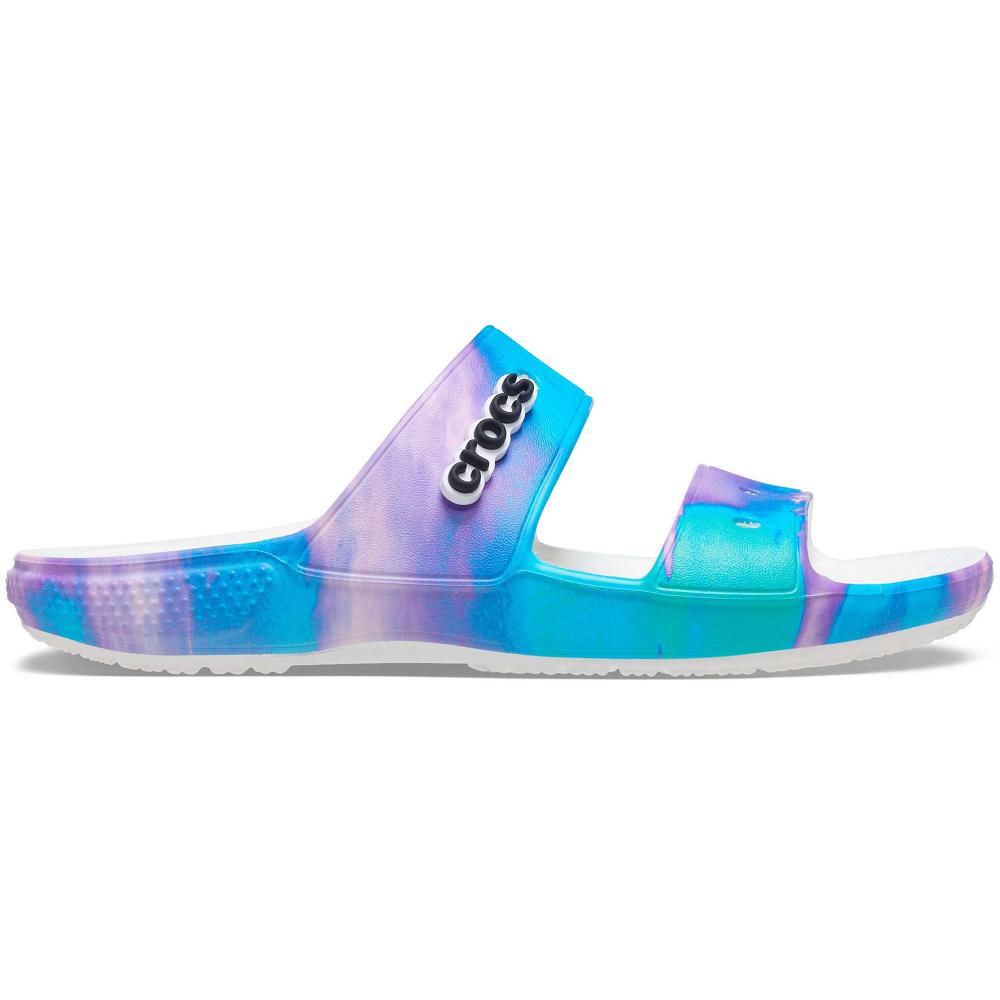 Crocs Classic Out of This World Men Sandals White / Multicolor | QHTJLZ860