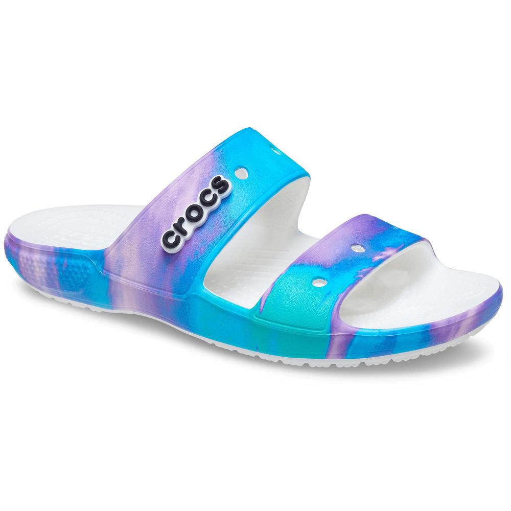 Crocs Classic Out of This World Men Sandals White / Multicolor | QHTJLZ860