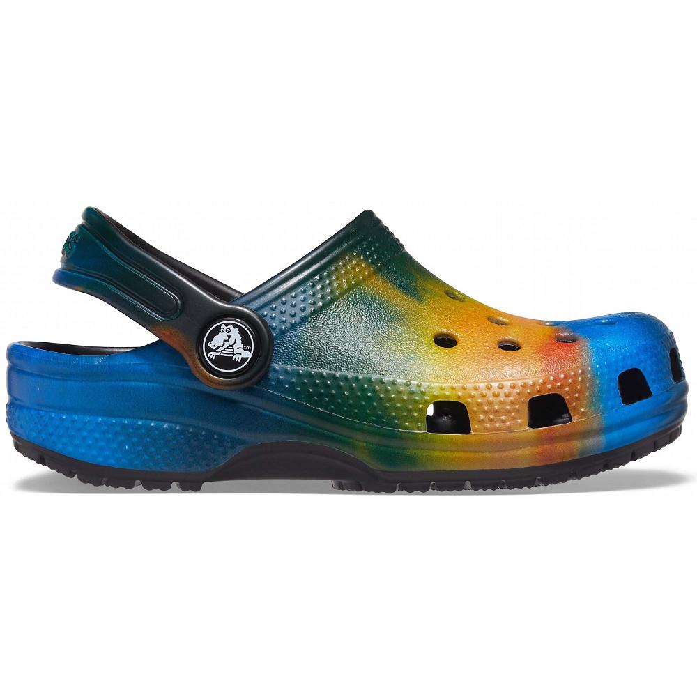 Crocs Classic Out of this World II Kids' Clogs Green / Multicolor | BPKODY012