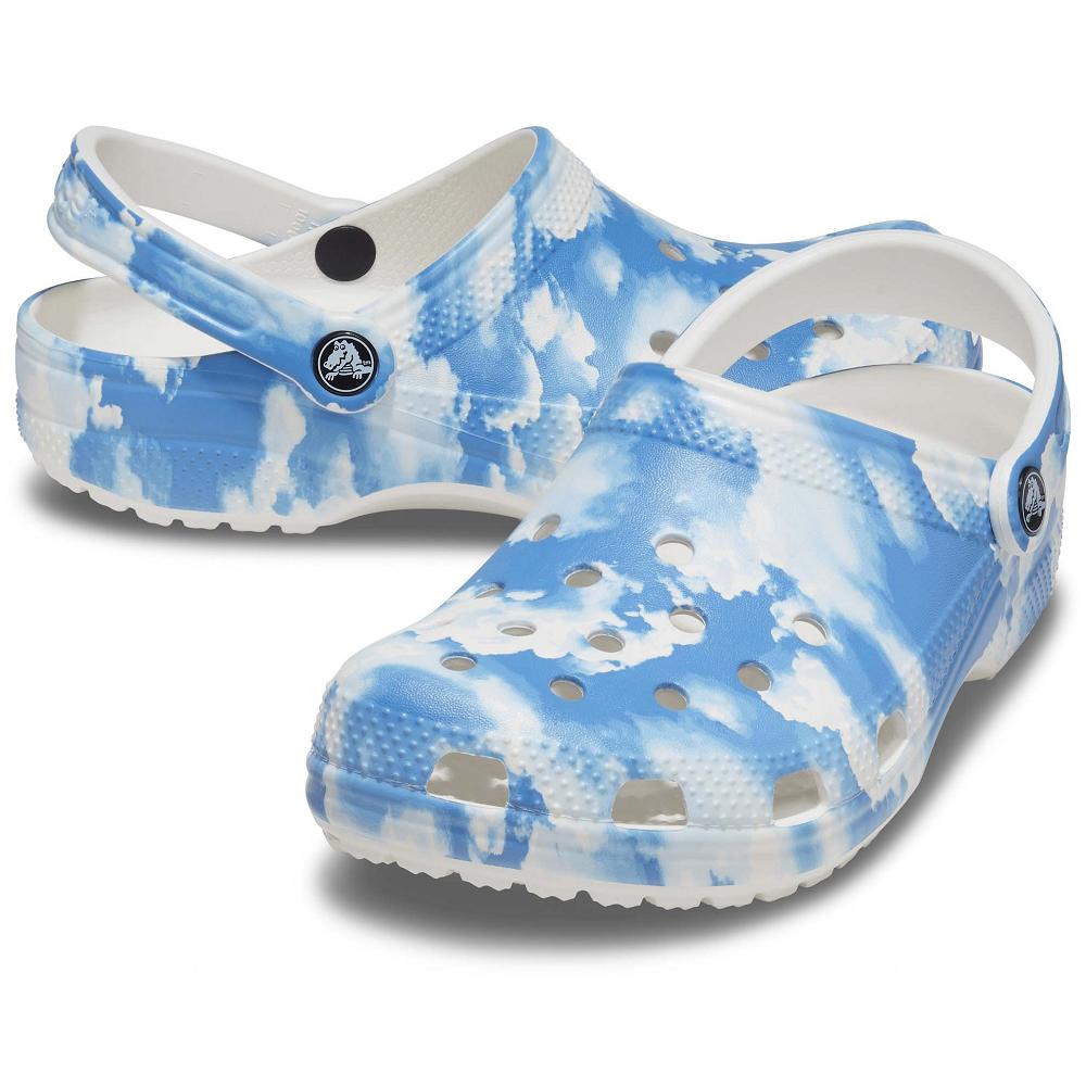 Crocs Classic Out of this World II Men Clogs Blue / White | IQKDON568