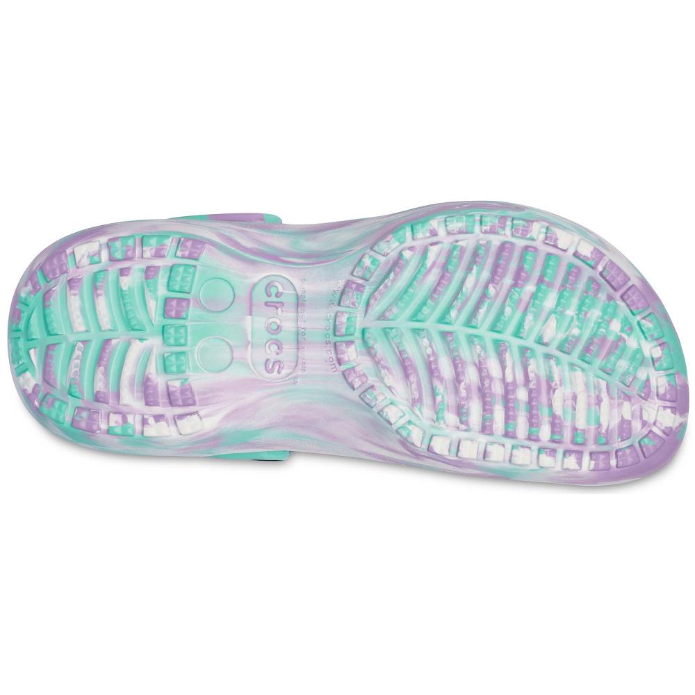 Crocs Classic Platform Marbled Women Clogs Mint | FLSUAD749