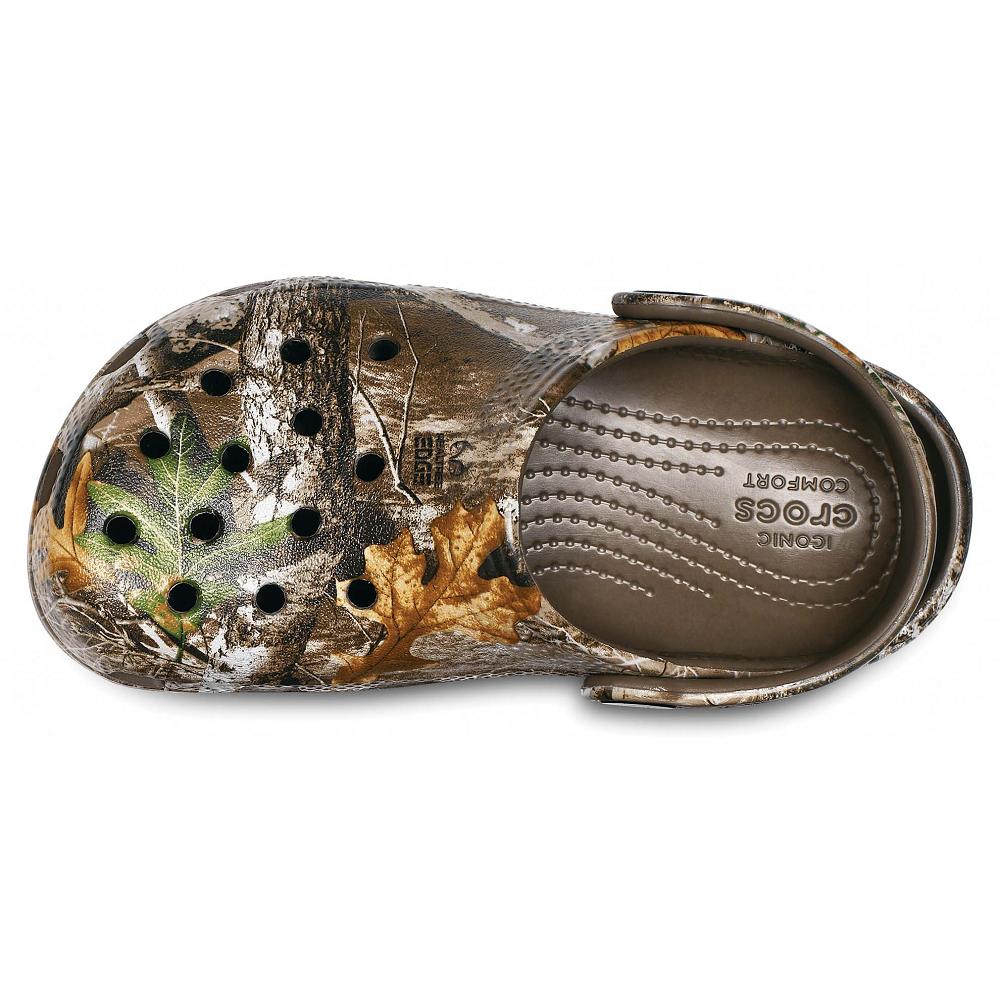 Crocs Classic Realtree Edge Kids' Clogs Brown | NBDOQZ152