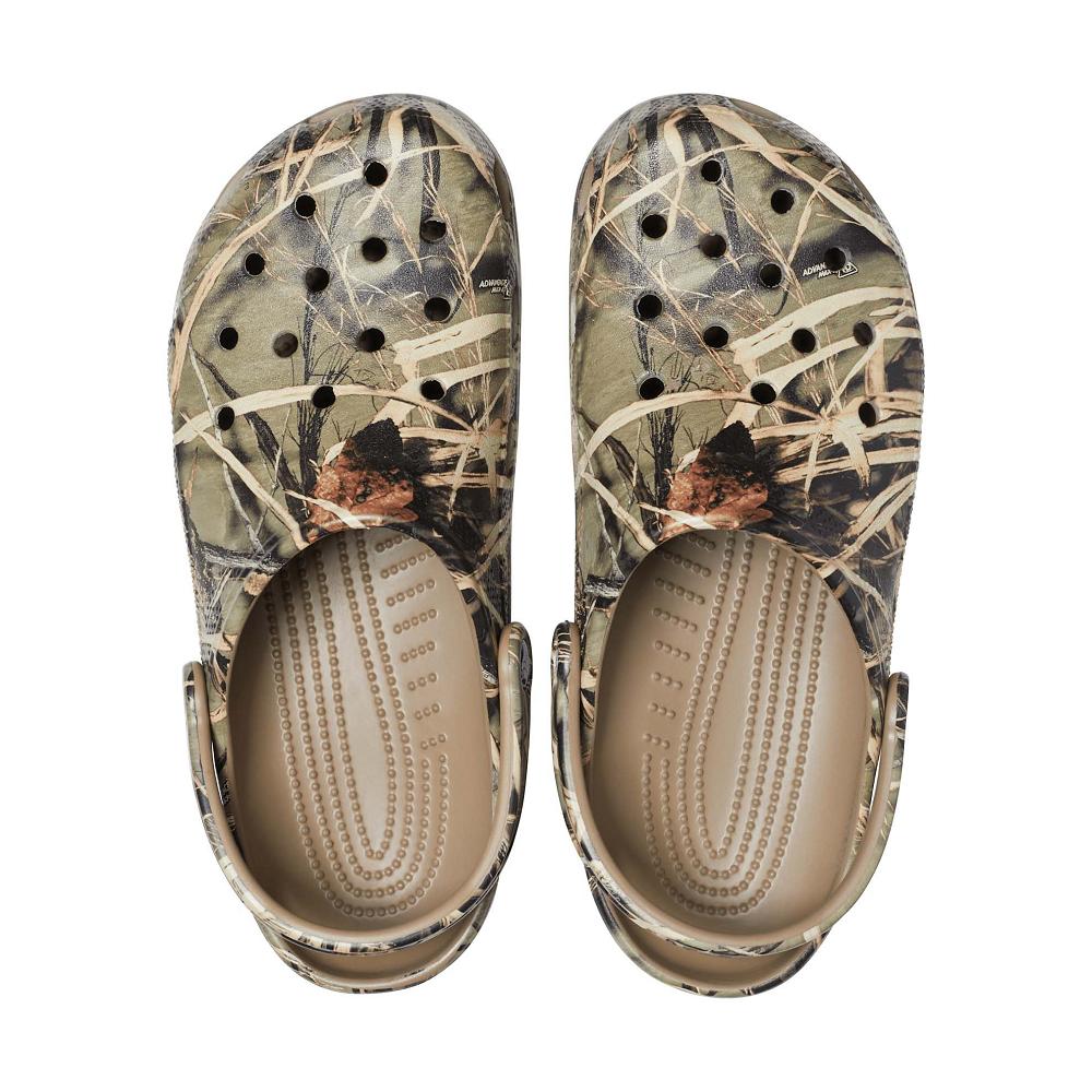 Crocs Classic Realtree V2 Men Clogs Olive | SBIDJO640