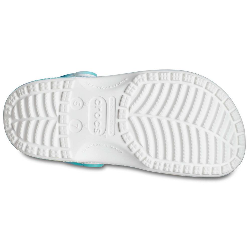 Crocs Classic Solarized Women Clogs Blue / Multicolor | SHKXTO381