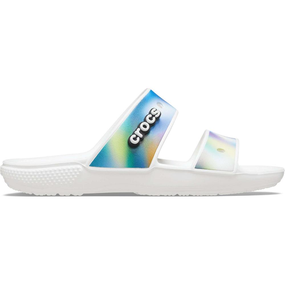 Crocs Classic Solarized Women Sandals White | RHFVIK098