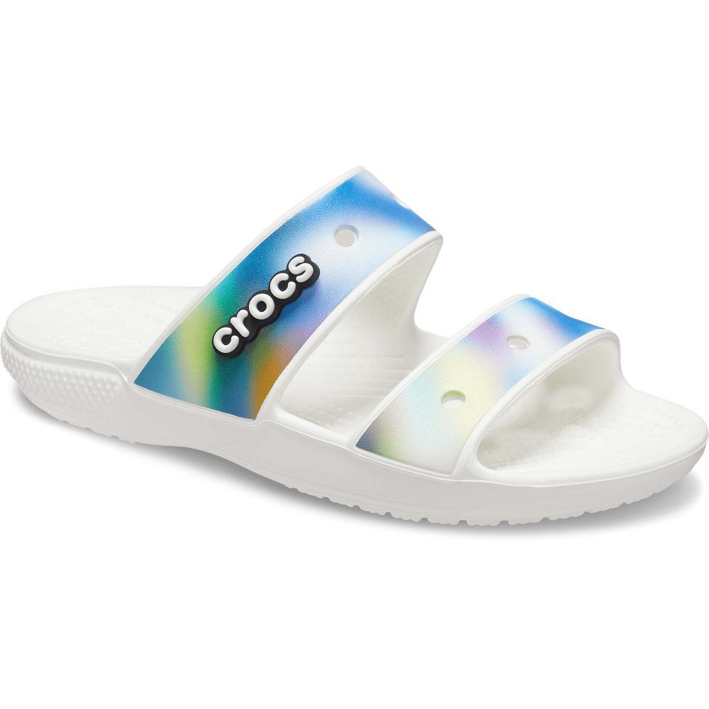 Crocs Classic Solarized Women Sandals White | RHFVIK098