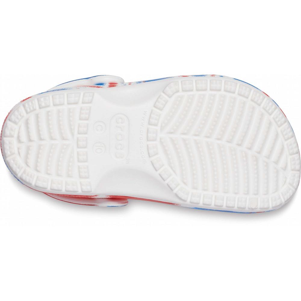 Crocs Classic TieNew Zealand -Dye Graphic Kids' Clogs Multicolor / Red | CXMLWF028