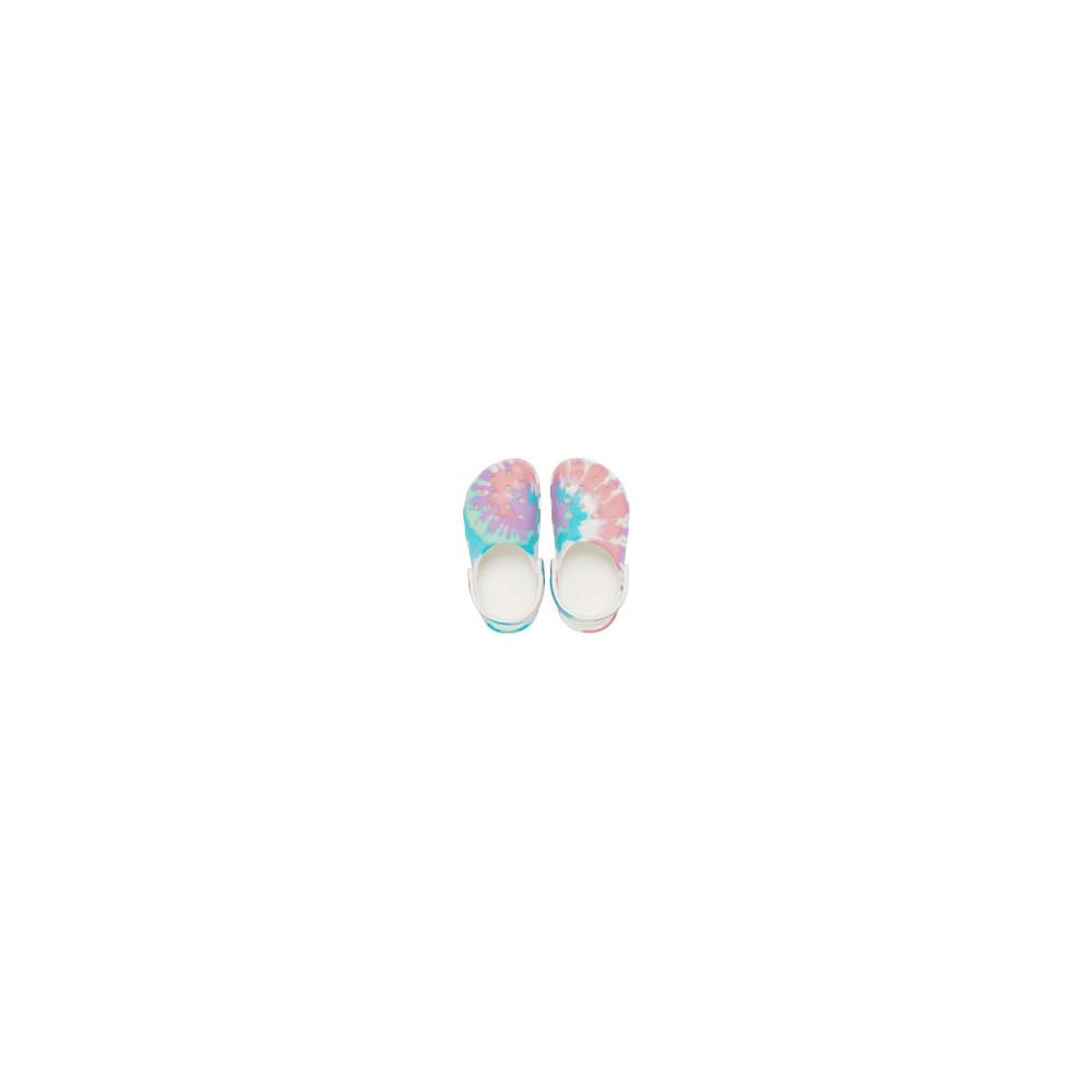 Crocs Classic TieNew Zealand -Dye Graphic Kids' Clogs Multicolor / White | NOZHWP901
