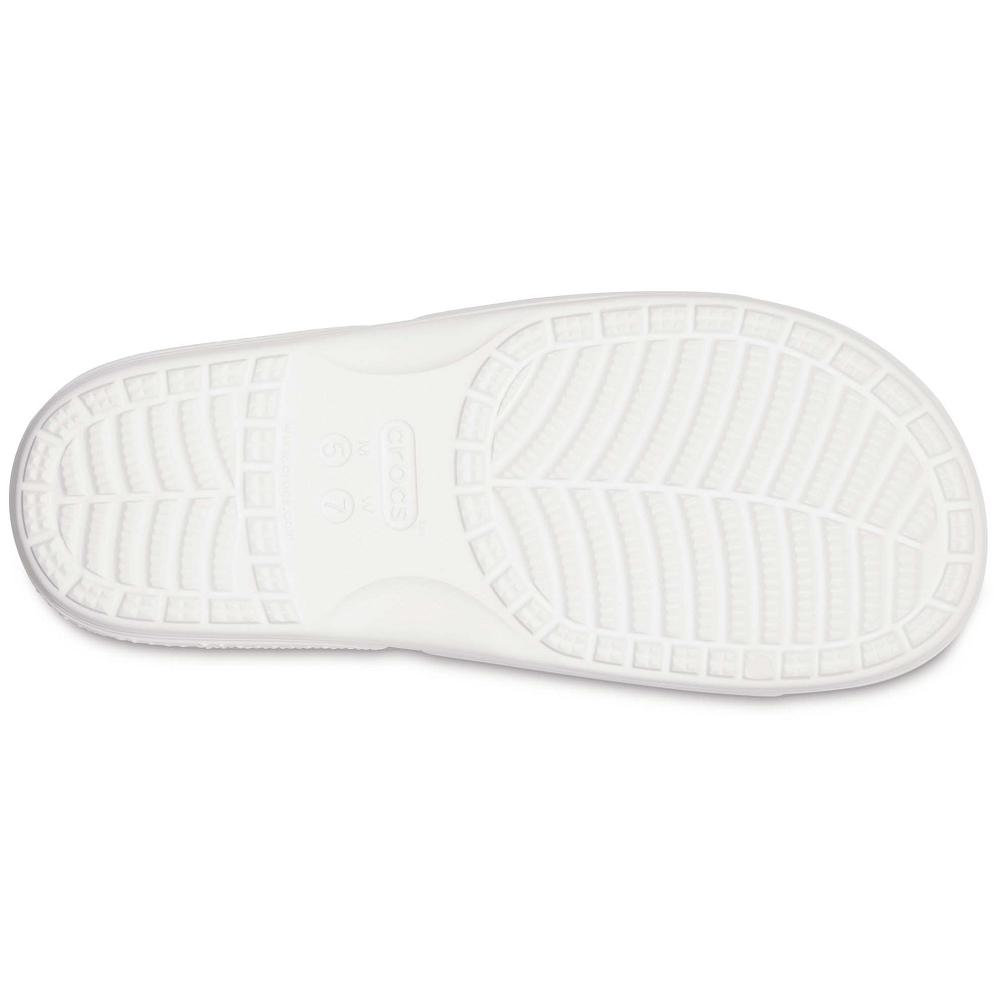 Crocs Classic TieNew Zealand -Dye Graphic Men Slides White / Multicolor | DZKWLT837