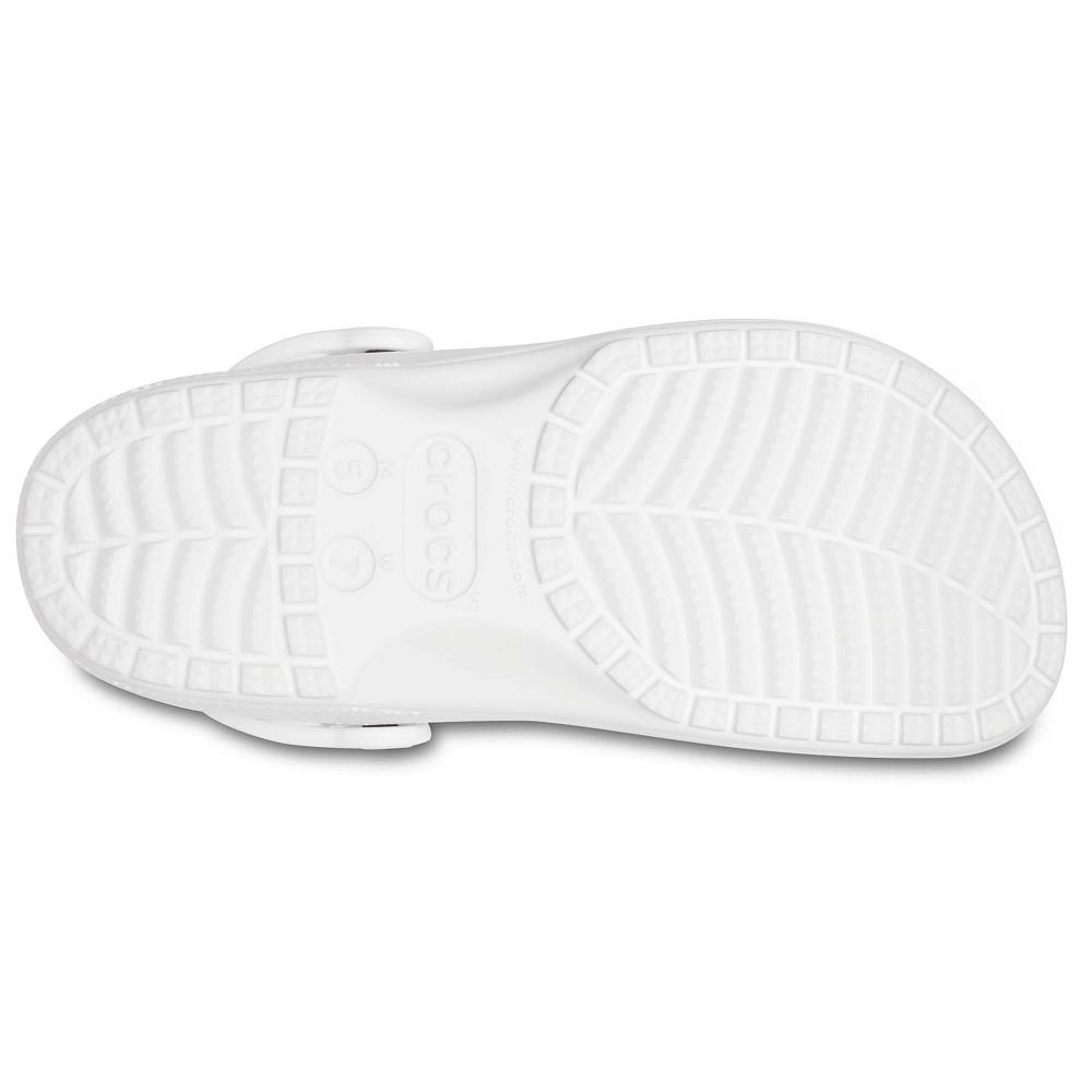 Crocs Classic Translucent Men Clogs White | URJGZX419