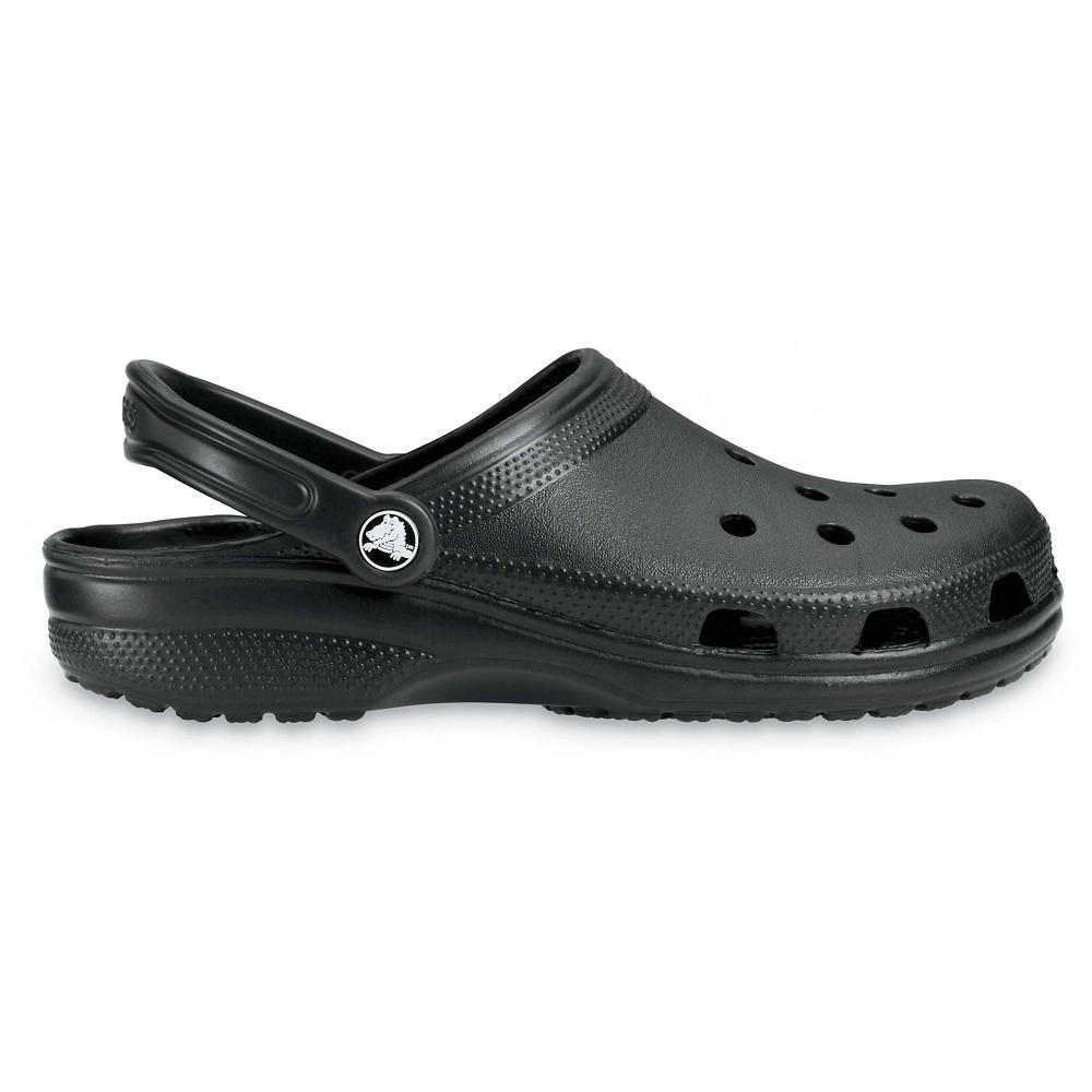 Crocs Classic Women Clogs Black | LEACUF691