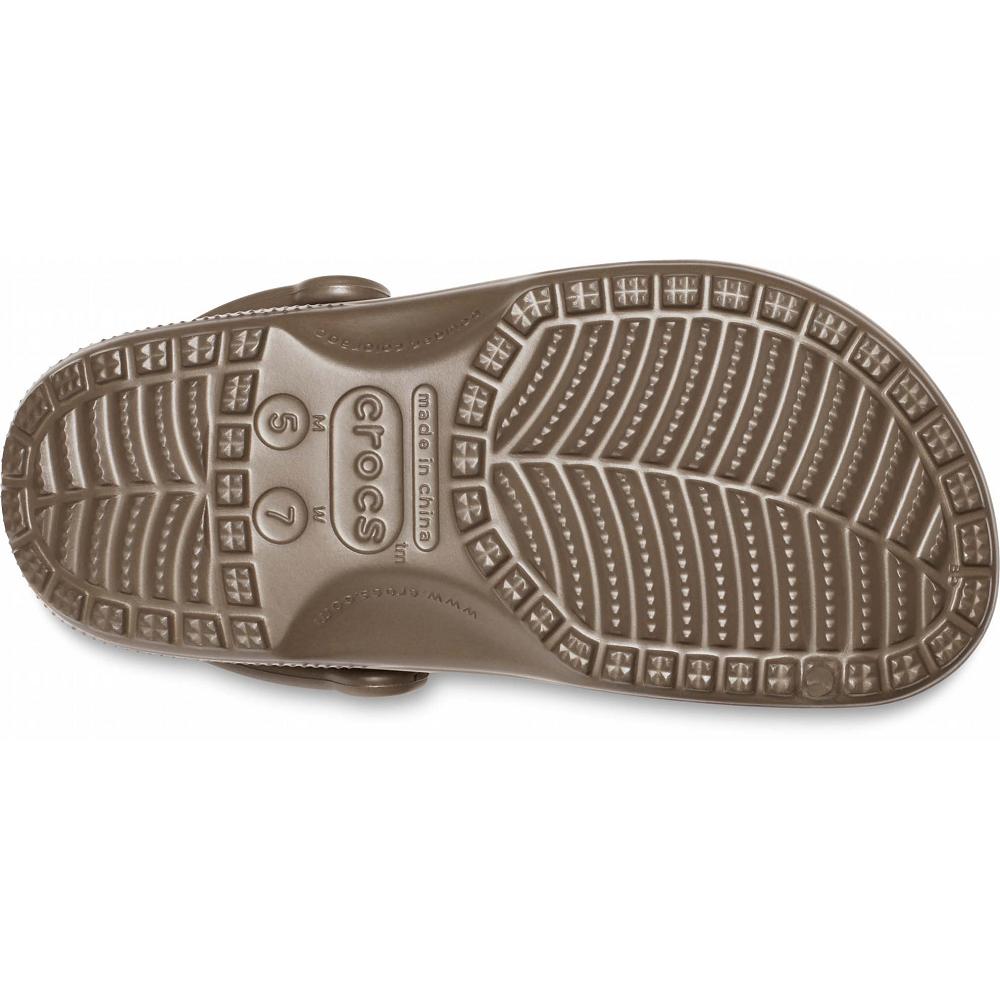 Crocs Classic Women Clogs Grey Brown | QSJYOI016