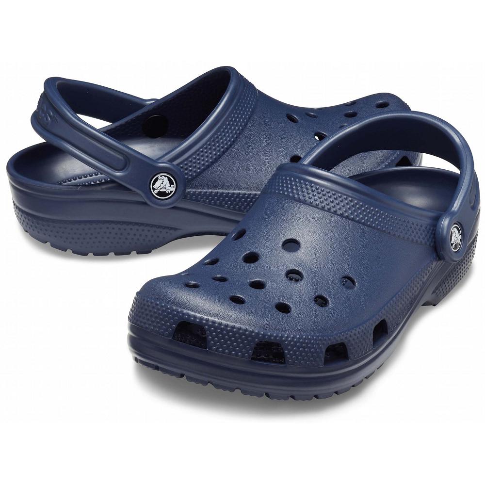 Crocs Classic Women Clogs Navy | VKTXHA215