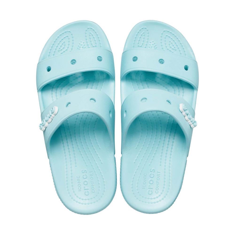 Crocs Classic Women Slides Light Turquoise | AKMSCJ635