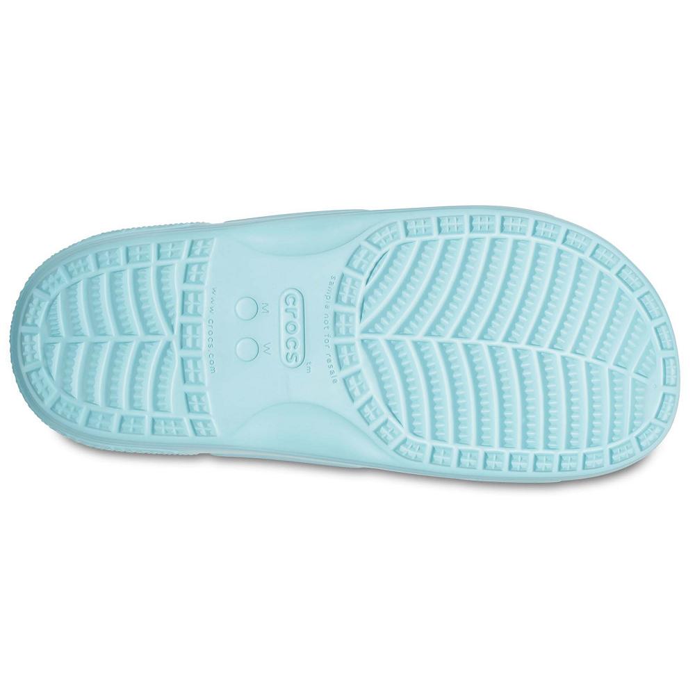 Crocs Classic Women Slides Light Turquoise | AKMSCJ635