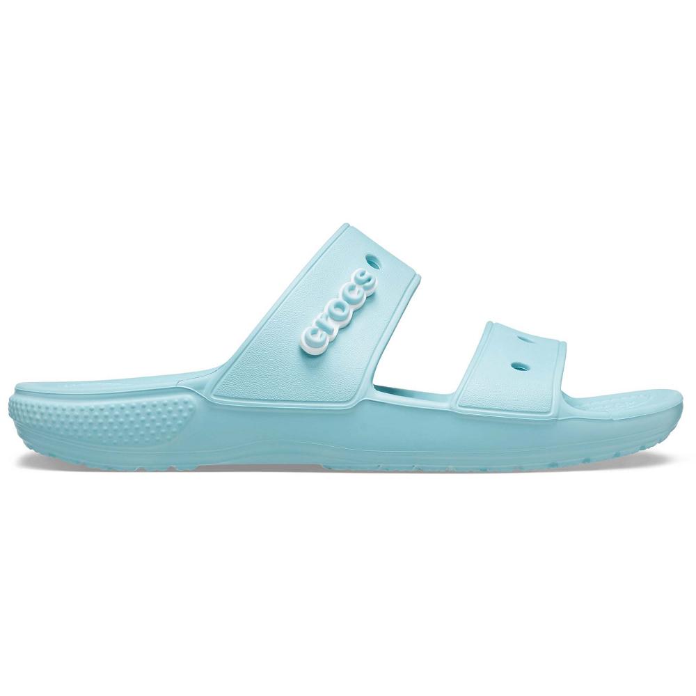 Crocs Classic Women Slides Light Turquoise | AKMSCJ635