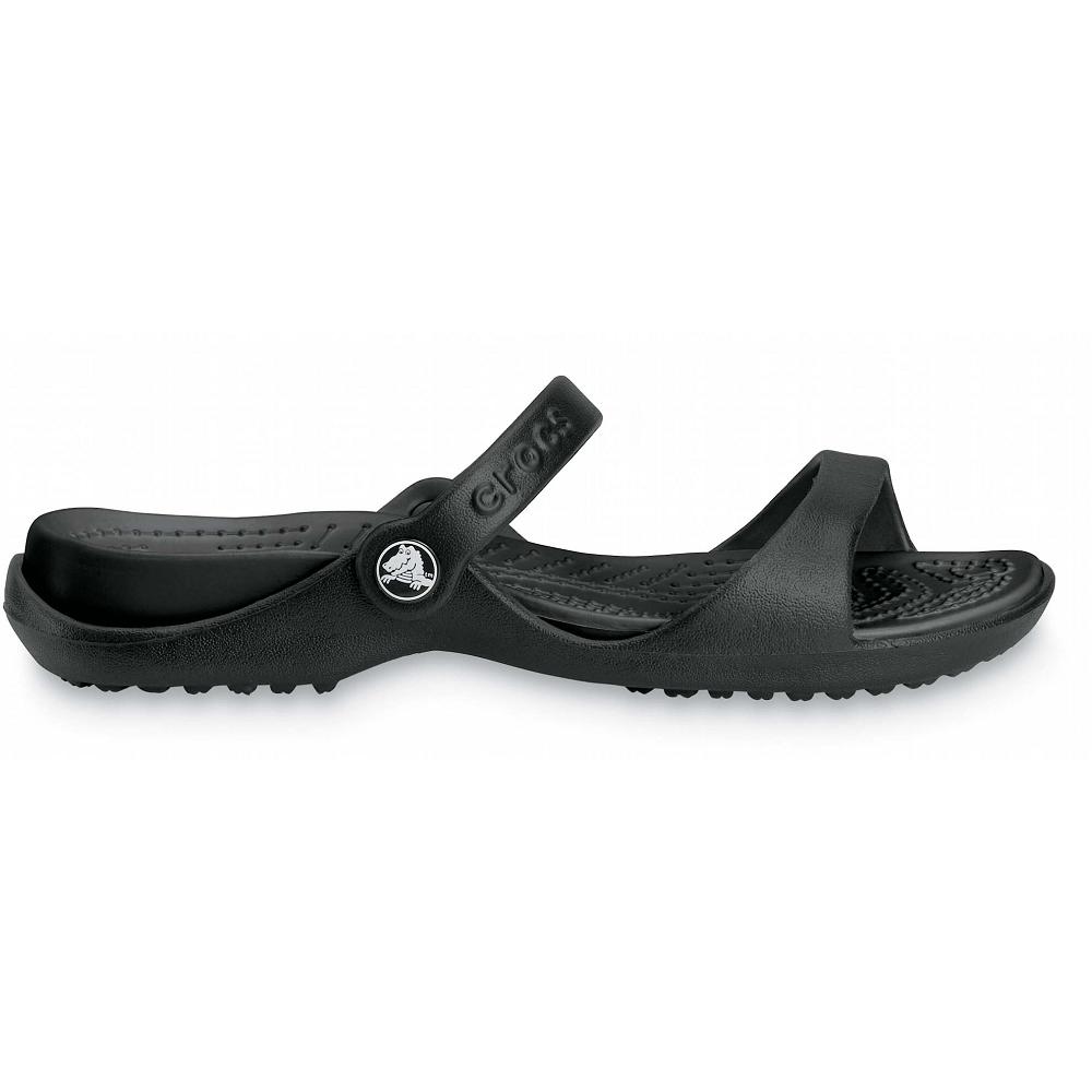Crocs Cleo Women Slides Black | BDYHXN623