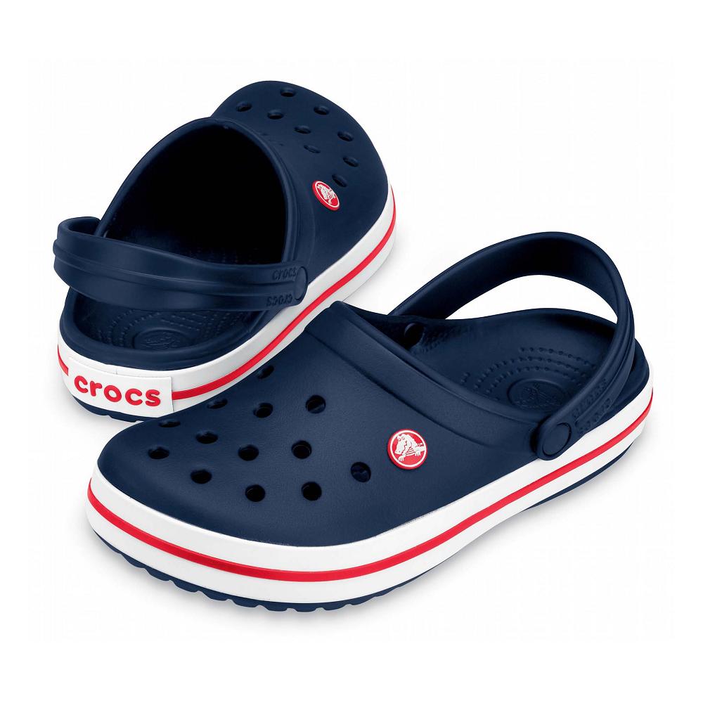 Crocs Crocband™ Men Clogs Navy | DQSFWH319