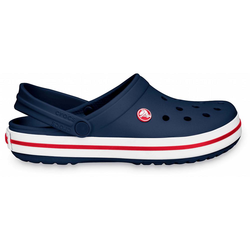 Crocs Crocband™ Men Clogs Navy | DQSFWH319