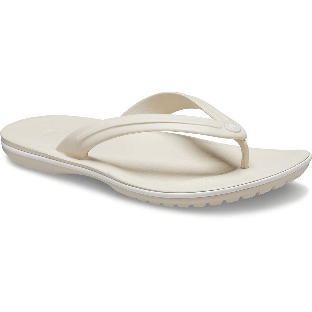 Crocs Crocband™ Men Flip Flops Beige | MDGHAJ691