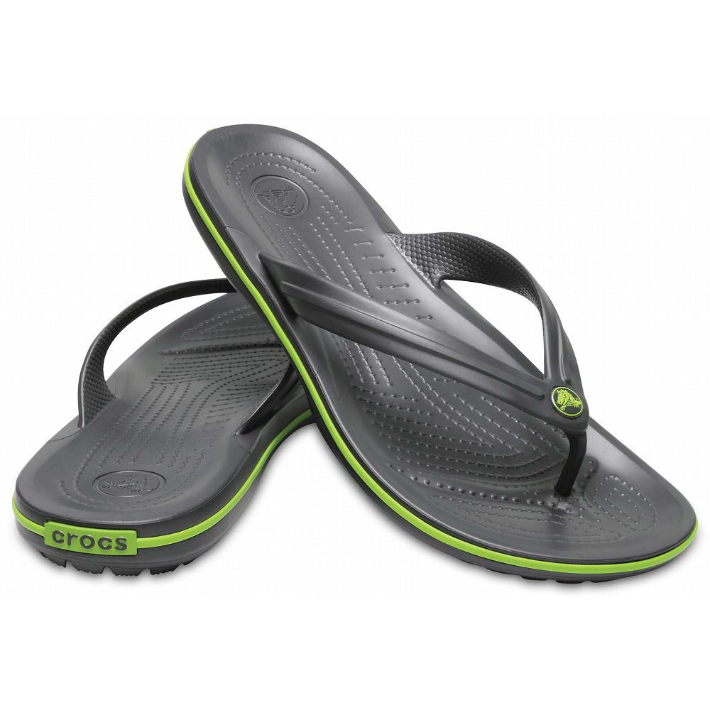 Crocs Crocband™ Men Flip Flops Grey | HYRJZQ093