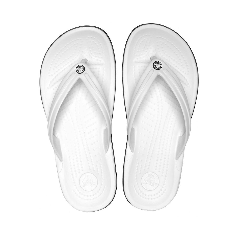 Crocs Crocband™ Men Flip Flops White | DKRNEL603