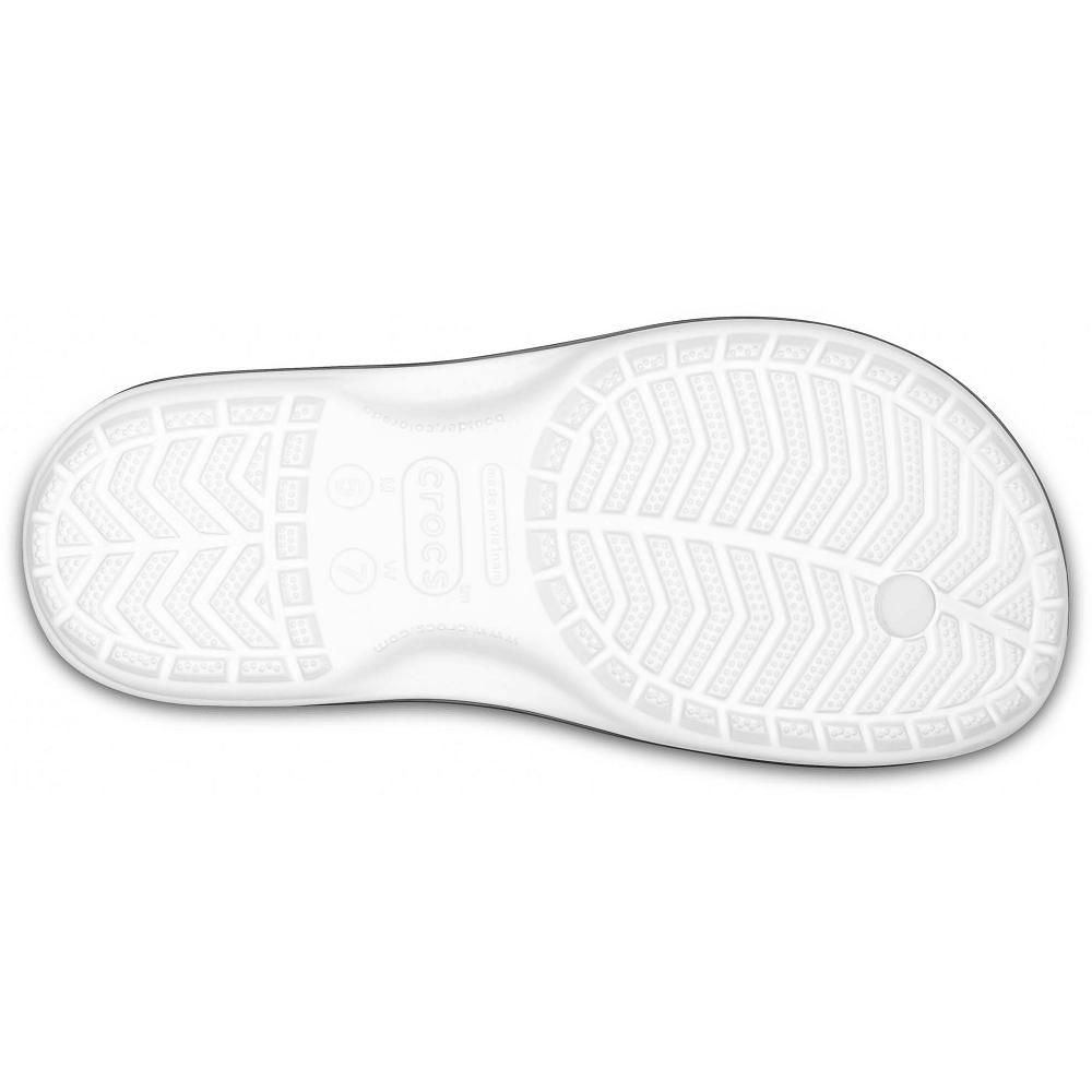 Crocs Crocband™ Men Flip Flops White | DKRNEL603