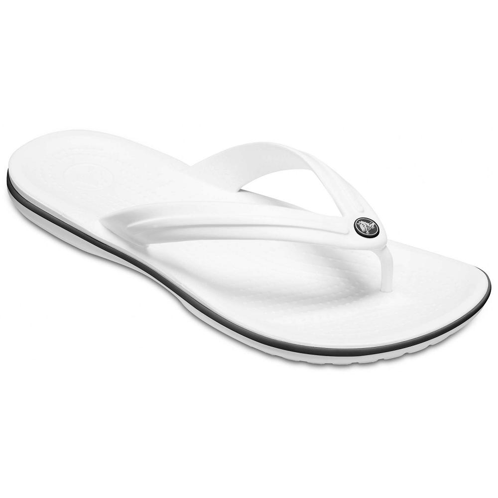 Crocs Crocband™ Men Flip Flops White | DKRNEL603