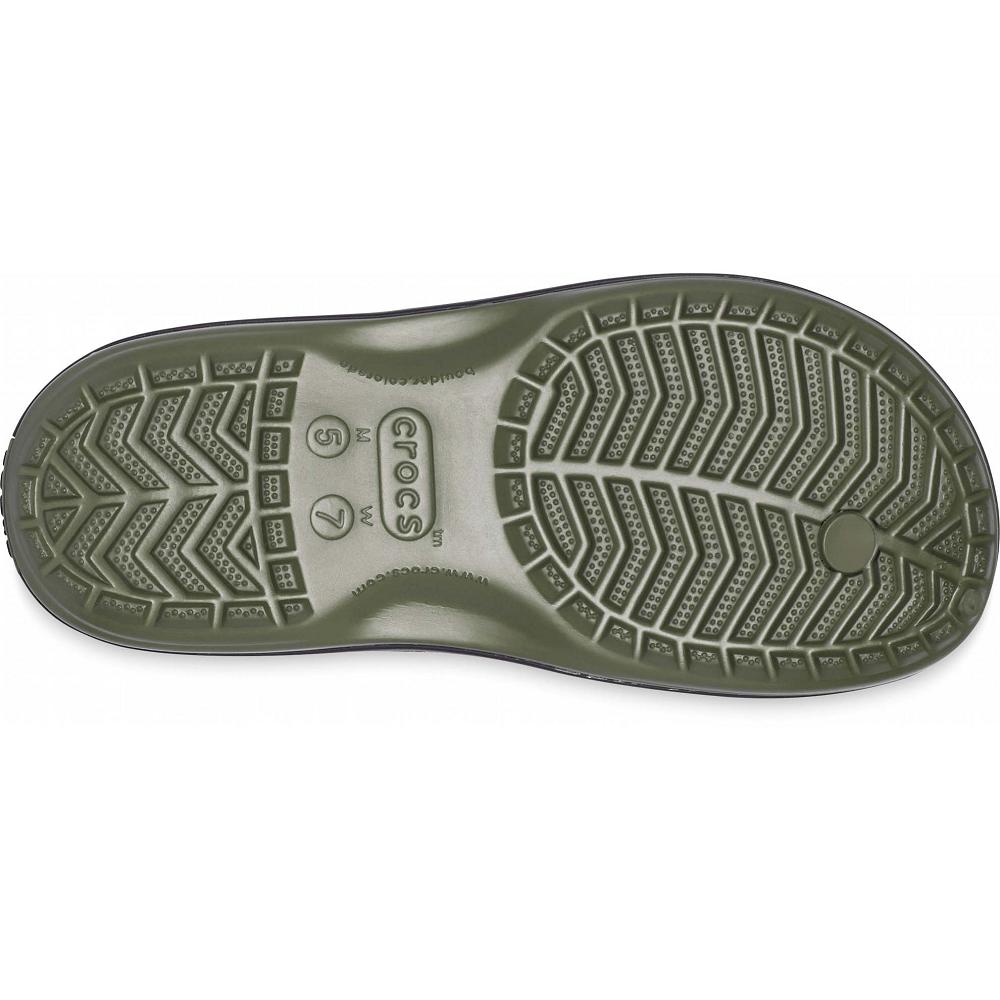 Crocs Crocband™ Printed Women Flip Flops Green | KFUQED256