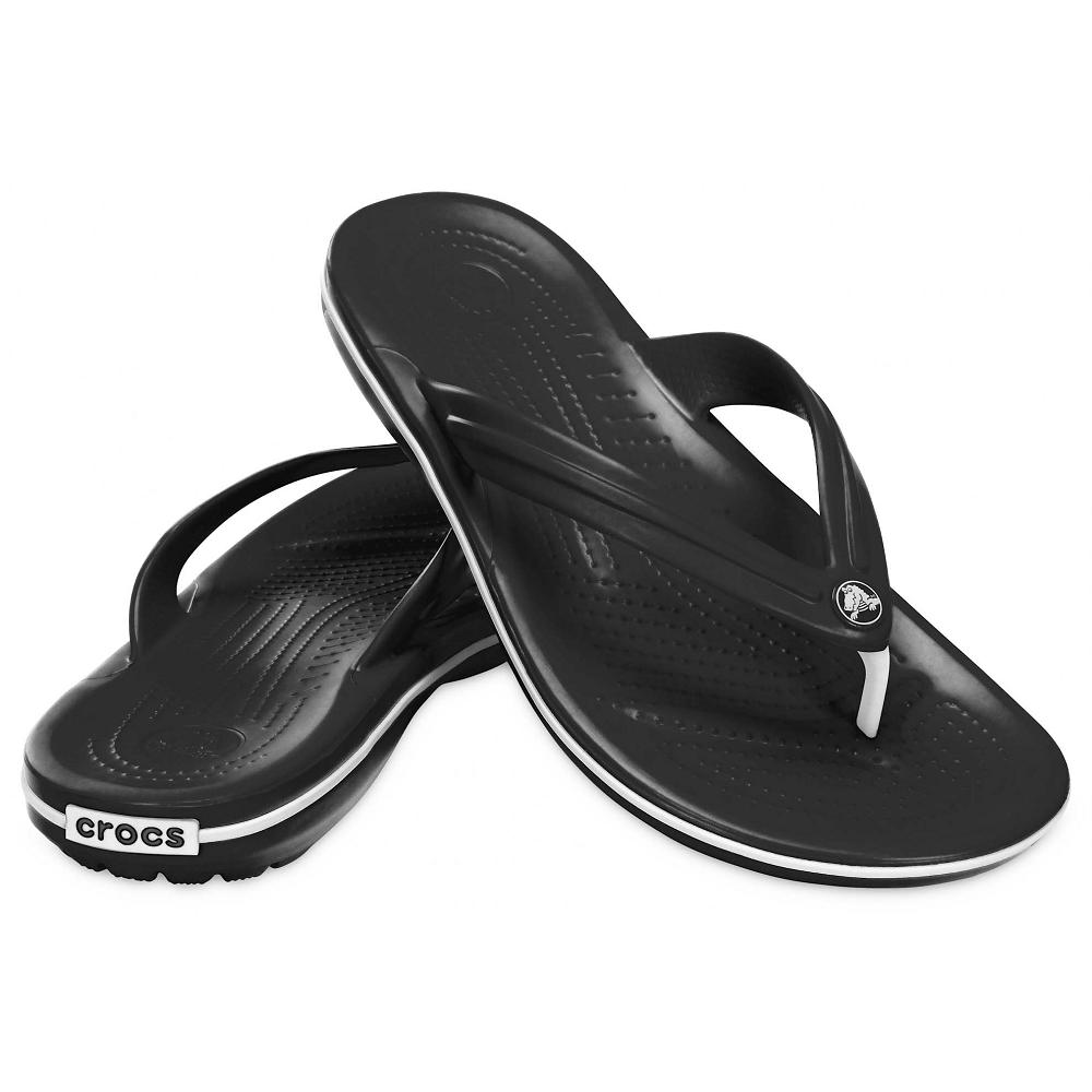 Crocs Crocband™ Women Flip Flops Black | OQAJGZ026
