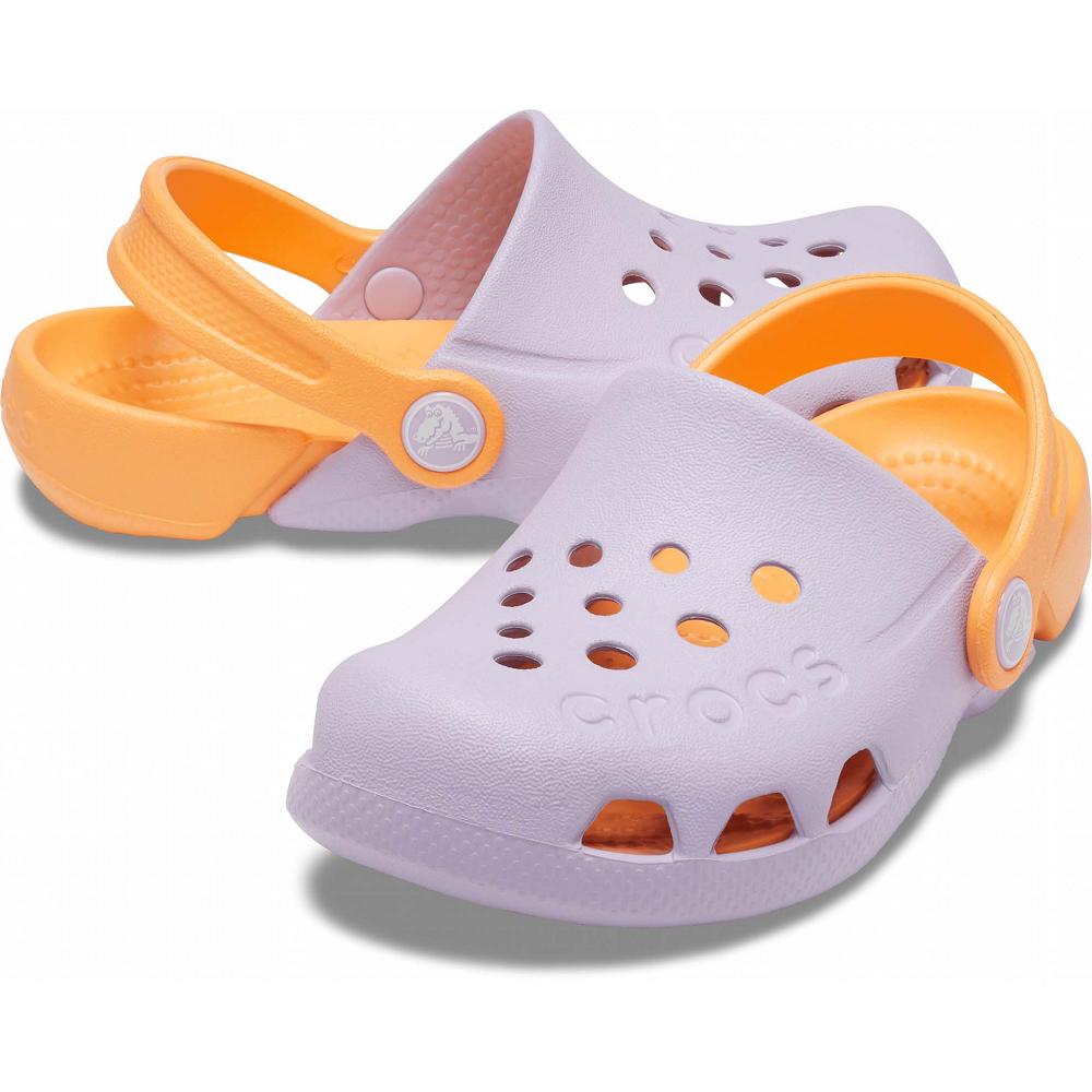 Crocs Electro Kids' Clogs Purple | ICGQUA659